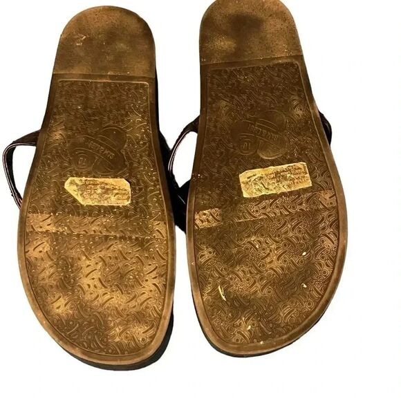 Sam & Libby Alexandra Thong Flip Flop Women's Size 10 black - Picture 3 of 4